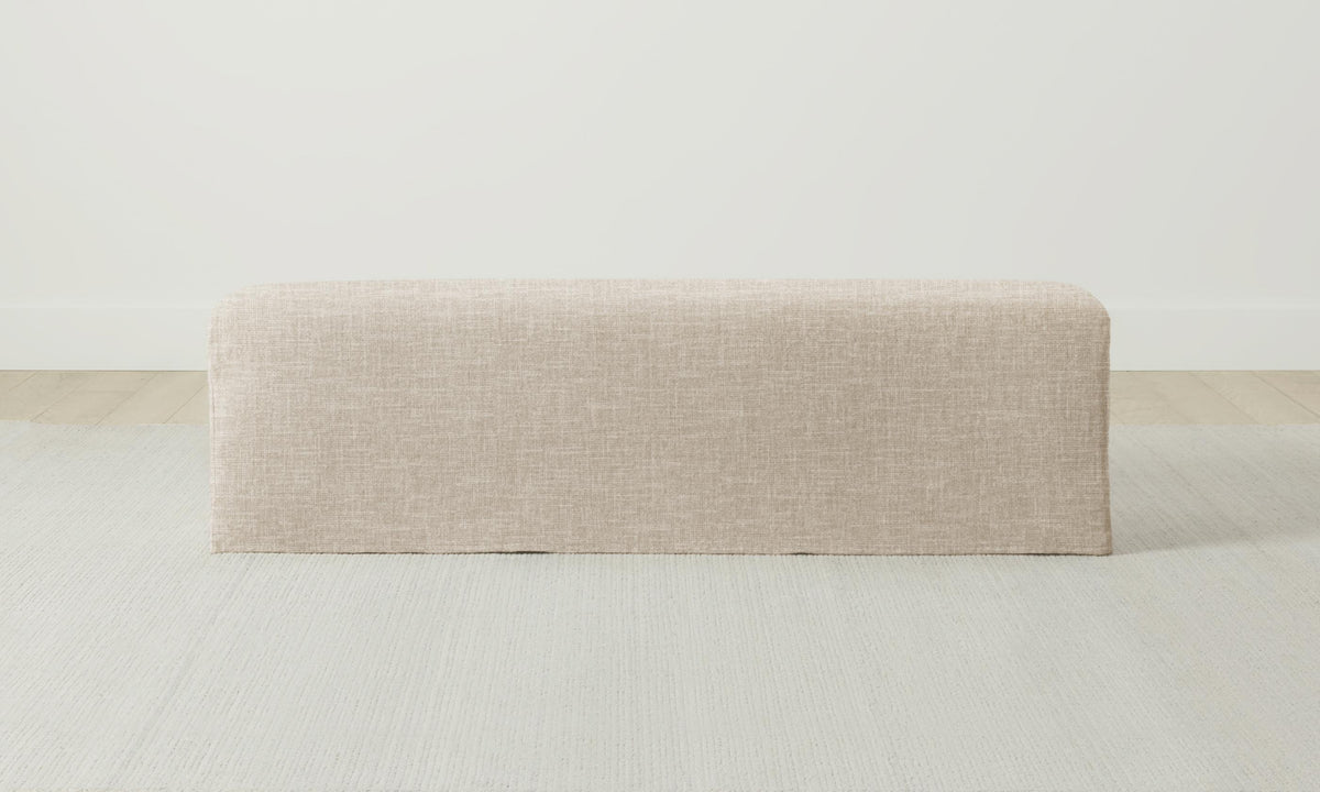 The Franklin Bench - Performance Woven Chenille Desert