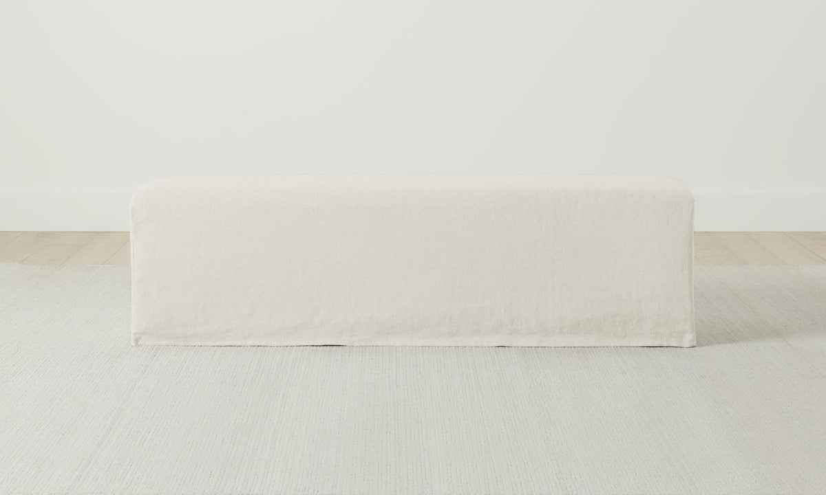 The Franklin Bench - Performance Linen Weave Flour