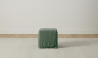 The Franklin Ottoman - Performance Stonewashed Linen Aspen