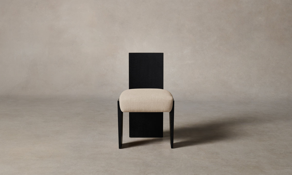 The Garrett Dining Chair - Heritage Belgian Linen Husk