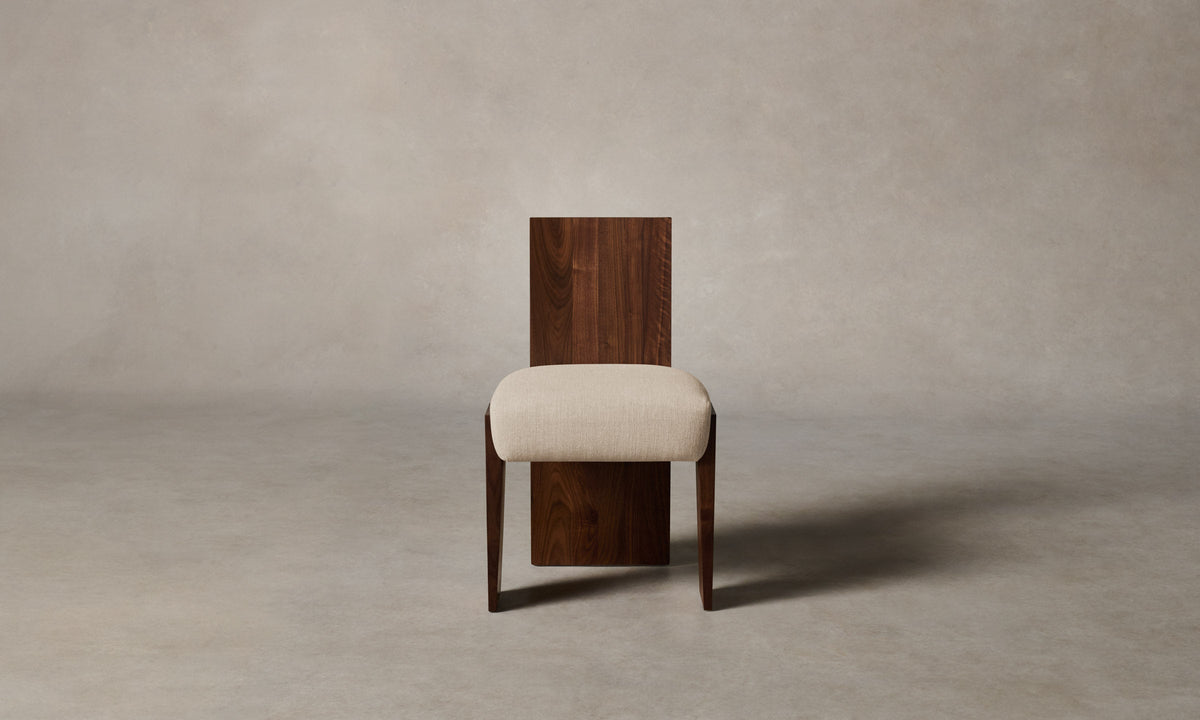The Garrett Dining Chair - Heritage Belgian Linen Husk