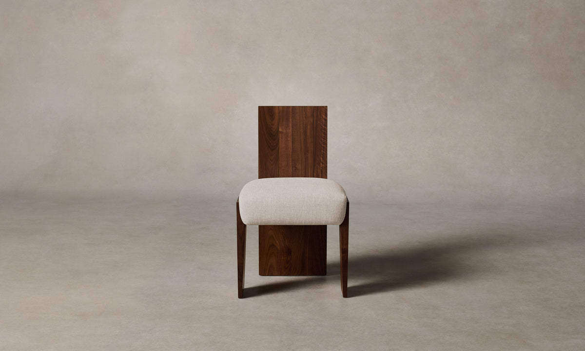 The Garrett Dining Chair - Heritage Belgian Linen Summit