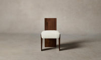 The Garrett Dining Chair - Italian Bouclé White