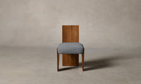 The Garrett Dining Chair - Italian Bouclé Waterfall