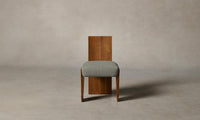 The Garrett Dining Chair - Merino Granite