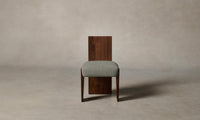 The Garrett Dining Chair - Merino Granite