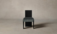 The Garrett Dining Chair - Mohair Fog