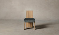 The Garrett Dining Chair - Mohair Fog