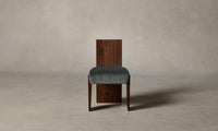 The Garrett Dining Chair - Mohair Fog