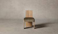 The Garrett Dining Chair - Mohair Mink