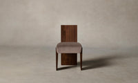 The Garrett Dining Chair - Mohair Peony