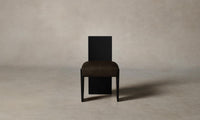 The Garrett Dining Chair - Nubuck Leather Espresso