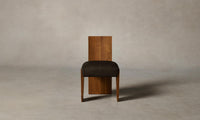 The Garrett Dining Chair - Nubuck Leather Espresso