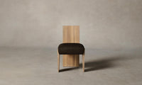 The Garrett Dining Chair - Nubuck Leather Espresso