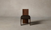 The Garrett Dining Chair - Nubuck Leather Espresso