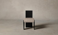 The Garrett Dining Chair - Nubuck Leather Fawn