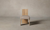 The Garrett Dining Chair - Nubuck Leather Fawn