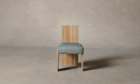 The Garrett Dining Chair - Nubuck Leather Tide