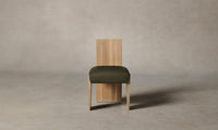 The Garrett Dining Chair - Pebbled Leather Truffle