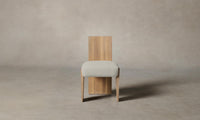 The Garrett Dining Chair - Performance Bouclé Polar