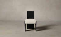 The Garrett Dining Chair - Performance Linen Weave Flour