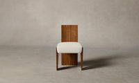 The Garrett Dining Chair - Performance Linen Weave Flour