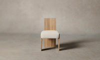 The Garrett Dining Chair - Performance Linen Weave Flour