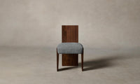 The Garrett Dining Chair - Performance Mélange Weave Night