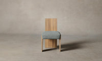 The Garrett Dining Chair - Performance Mélange Weave Seaglass