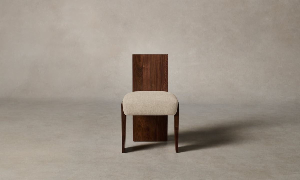 The Garrett Dining Chair - Performance Textural Weave Savanna