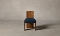 The Garrett Dining Chair - Performance Linen Weave Bay