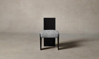 The Garrett Dining Chair - Performance Textured Tweed Alpine