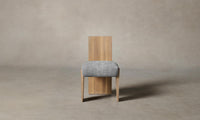 The Garrett Dining Chair - Performance Textured Tweed Alpine