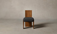 The Garrett Dining Chair - Performance Tweed Char