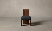 The Garrett Dining Chair - Performance Tweed Char