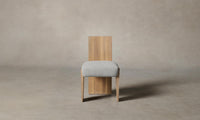 The Garrett Dining Chair - Performance Tweed Salt