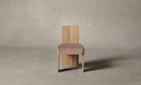 The Garrett Dining Chair - Performance Velvet Dusty Rose