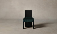 The Garrett Dining Chair - Performance Velvet Emerald