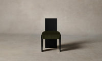 The Garrett Dining Chair - Performance Velvet Olive