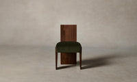 The Garrett Dining Chair - Performance Velvet Olive