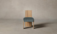 The Garrett Dining Chair - Performance Velvet Seafoam