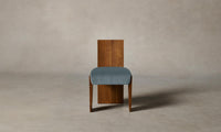 The Garrett Dining Chair - Performance Velvet Sky