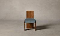 The Garrett Dining Chair - Performance Velvet Sky