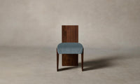 The Garrett Dining Chair - Performance Velvet Sky