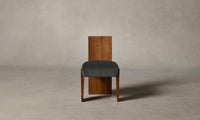 The Garrett Dining Chair - Performance Velvet Slate