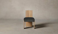 The Garrett Dining Chair - Performance Velvet Slate