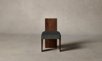 The Garrett Dining Chair - Performance Velvet Slate