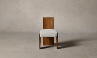 The Garrett Dining Chair - Performance Woven Chenille Lace