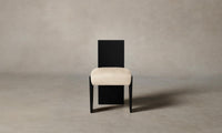 The Garrett Dining Chair - Tuscan Leather Bisque