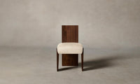 The Garrett Dining Chair - Tuscan Leather Bisque